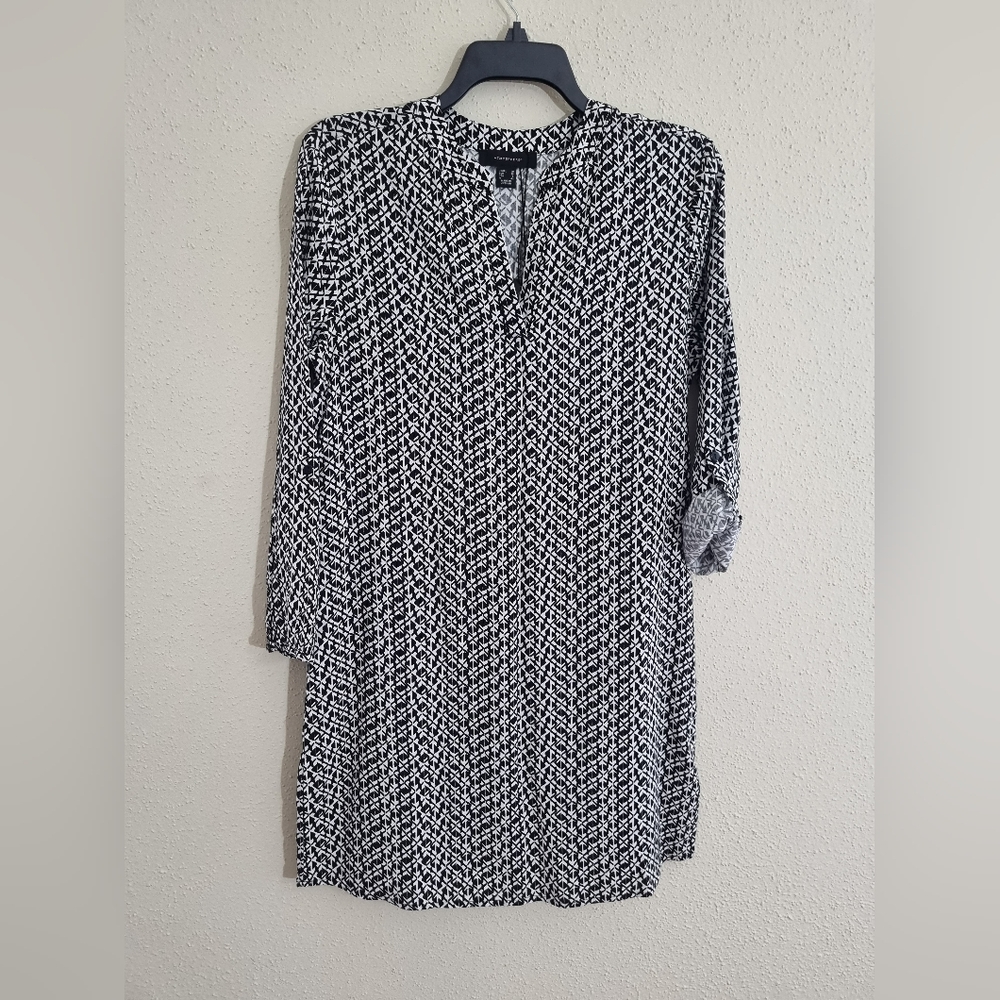 Atmosphere Monochrome Geometric Dress Black & White Size USA (6), UK (10). - Picture 5 of 10